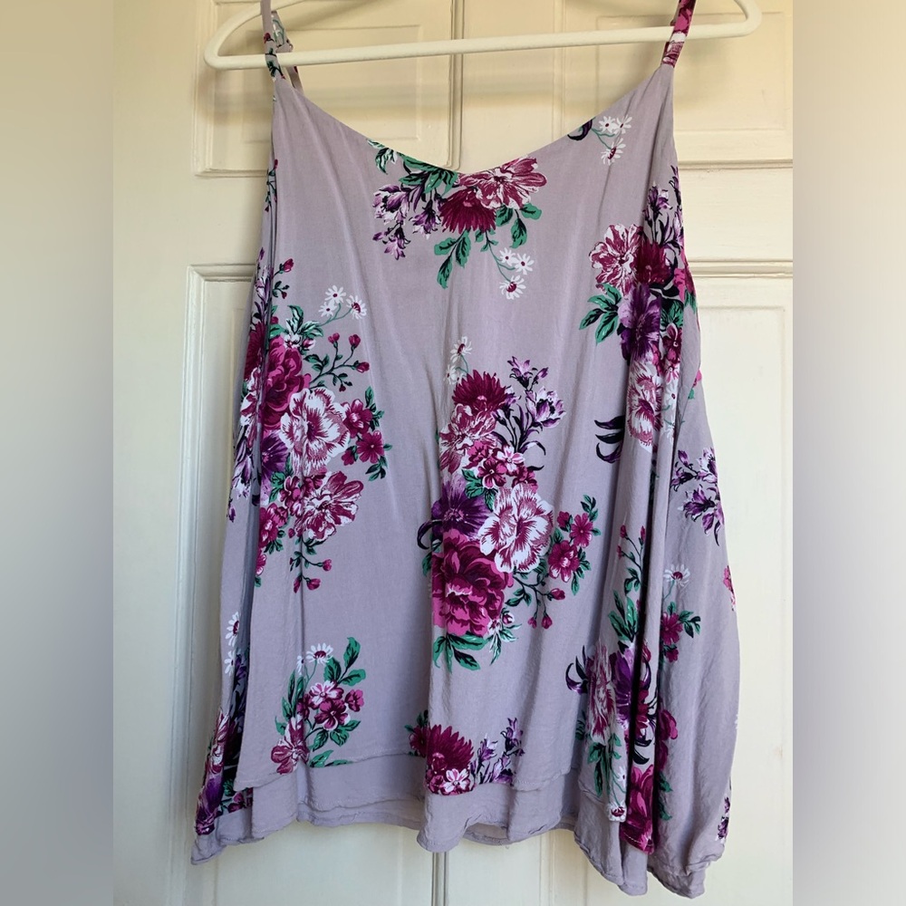 Torrid Lavender Floral Tank